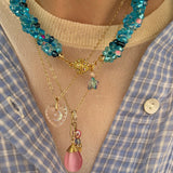Collier Matilda bleu