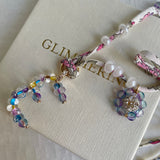 Collier Souvenir Berries, initiale et cordon Liberty
