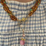 Matilda necklace toffee