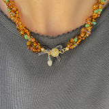 Collier Matilda caramel