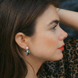 Ellie earrings toffee