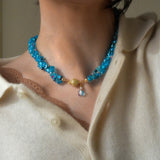 Matilda necklace blue