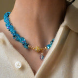Matilda necklace blue