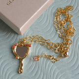 Collar colgante espejito