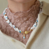 Collar Matilda blanco