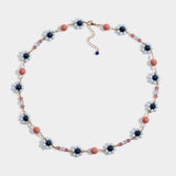 Mafalda necklace floral beads