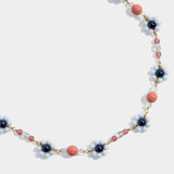 Mafalda necklace floral beads