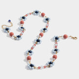Mafalda necklace floral beads