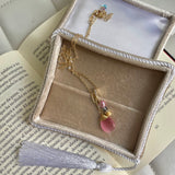 Velvet jewelry box