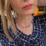Mafalda necklace floral beads