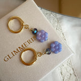 Pendientes Lavanda flor