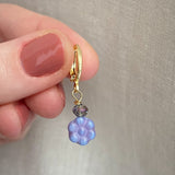 Pendientes Lavanda flor