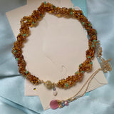 Matilda necklace toffee