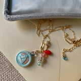 Portofino necklace crystal