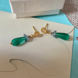 Flipa earrings crystal drop