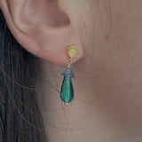 Flipa earrings crystal drop