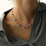 Collar Mafalda floral